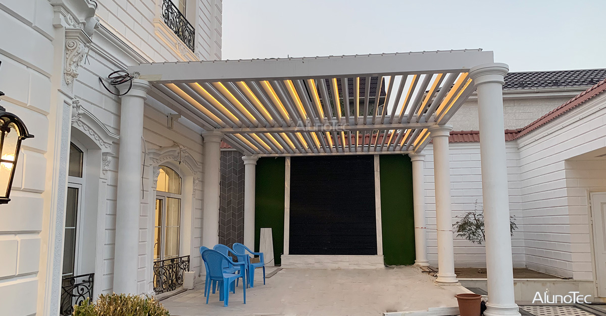 Garden Aluminum Pergola Garten-Aluminium-Pergola