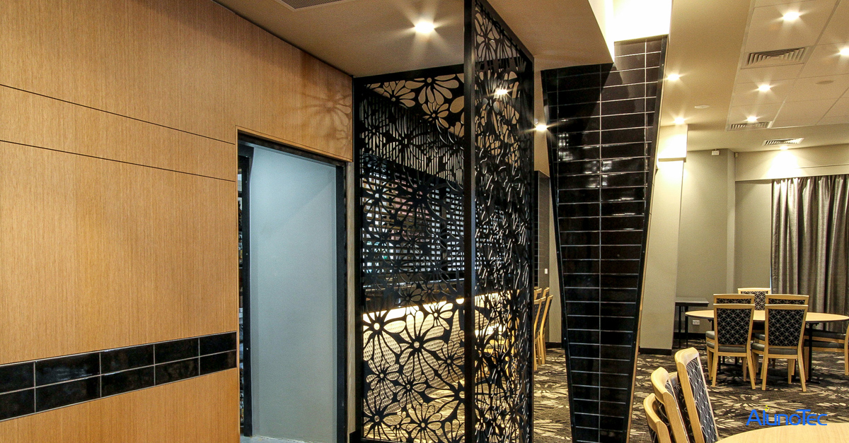 Aluminium Panel Screen Aluminium-Panel-Bildschirm