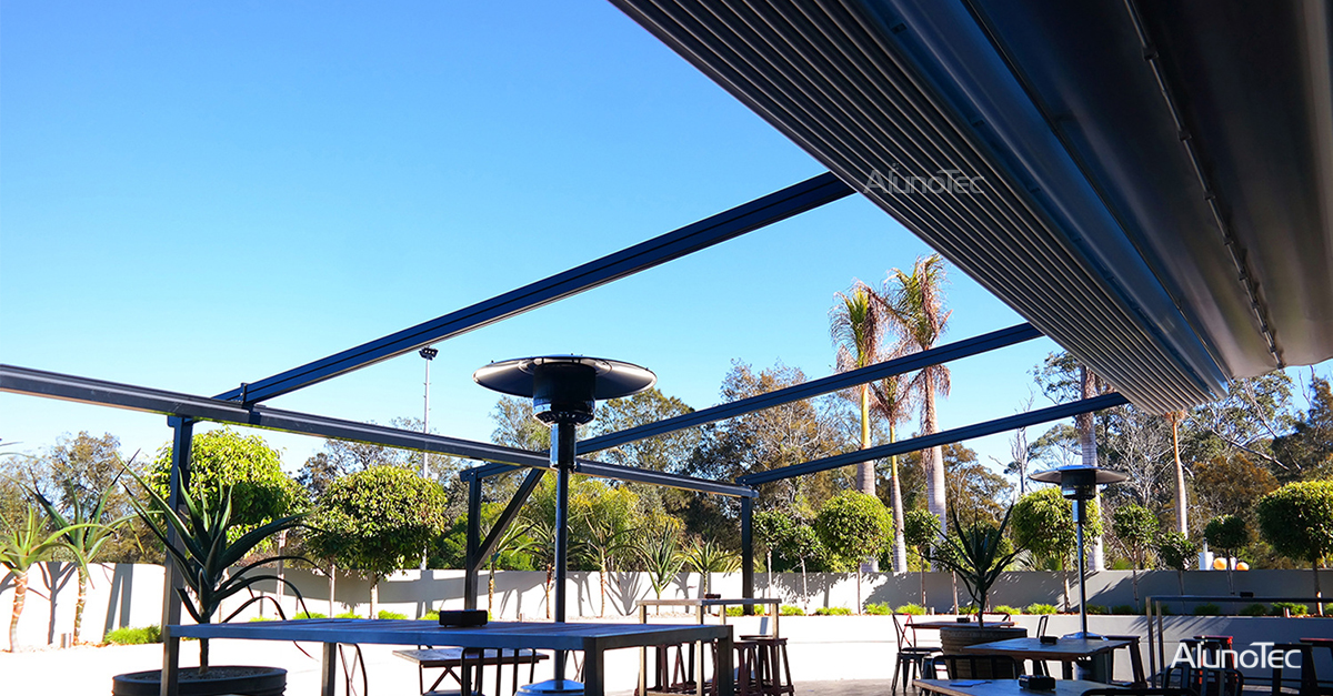 Waterproof awning ,Motorized awning ,Motorized roof O-PVC-(81)