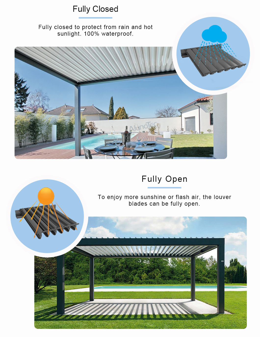 Aluminiumpergola