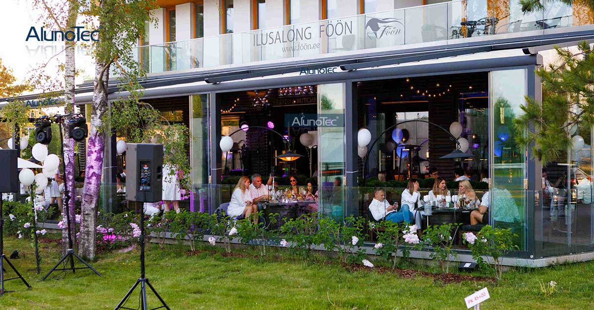 PVC retractable roof 13 PVC-Schiebedach 13