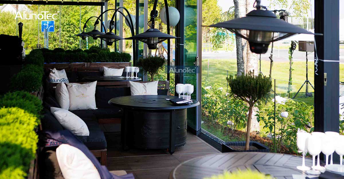 PVC retractable roof 9 PVC-Schiebedach 9