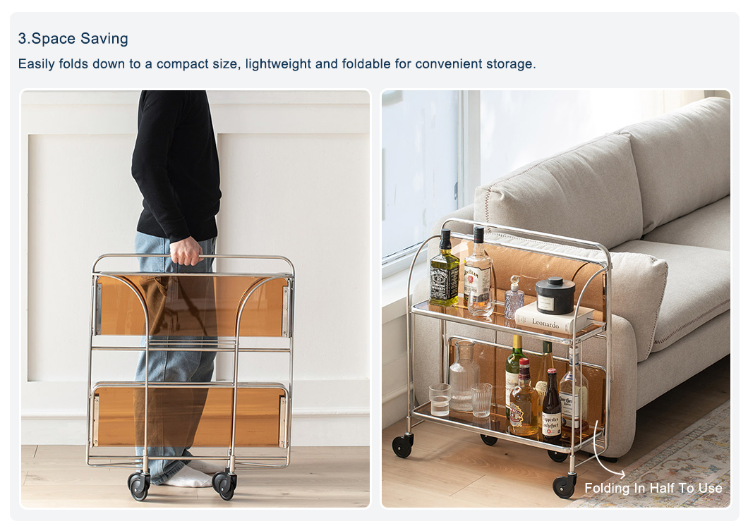 Folding Bar Trolley (7) Klappbarer Barwagen (7)