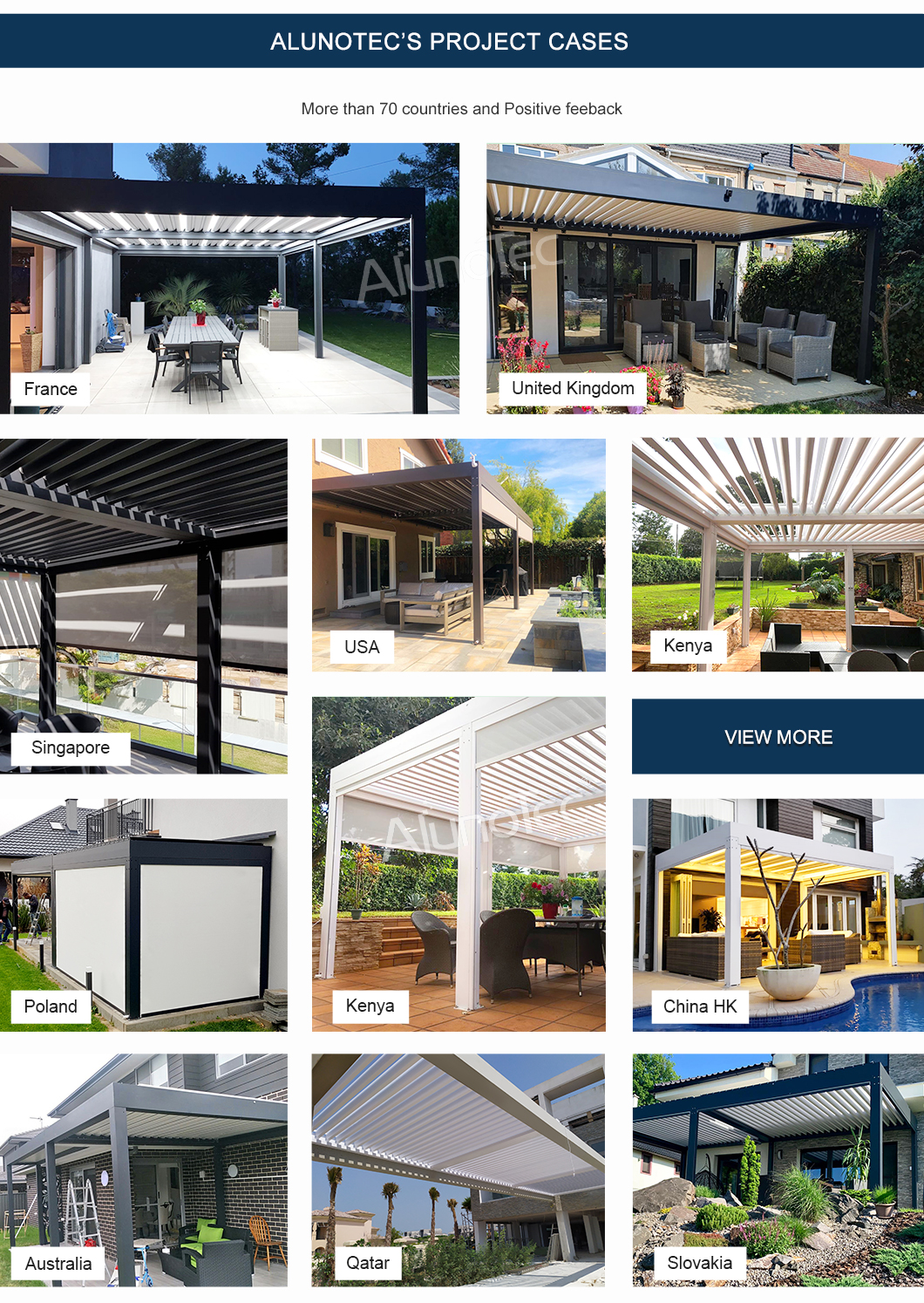 aluminum pergola (9) Aluminiumpergola (9)