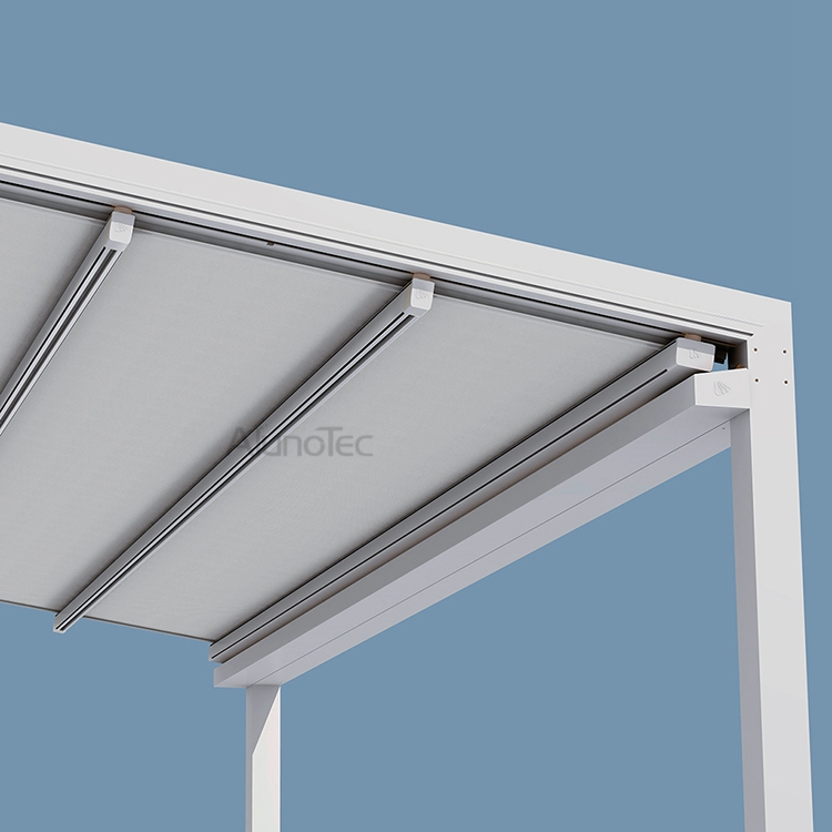 Wasserdichte ausziehbare Markisen-Sonnenschutzabdeckung aus Aluminium