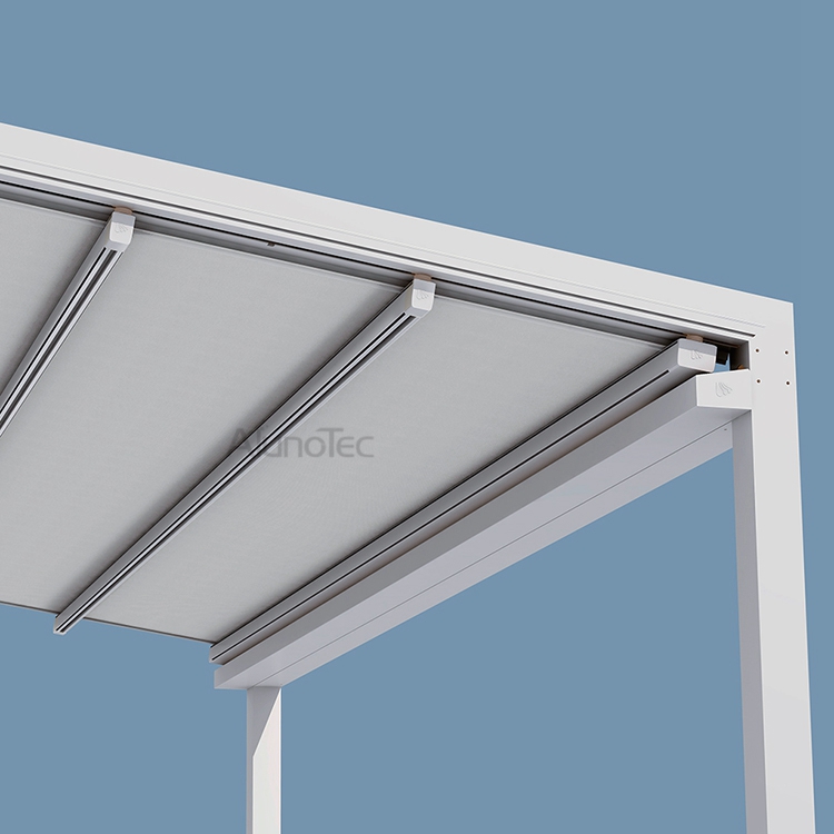 Wasserdichte ausziehbare Markisen-Sonnenschutzabdeckung aus Aluminium