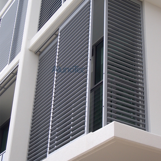 Aluminium-Schiebe-Lamellenfenster