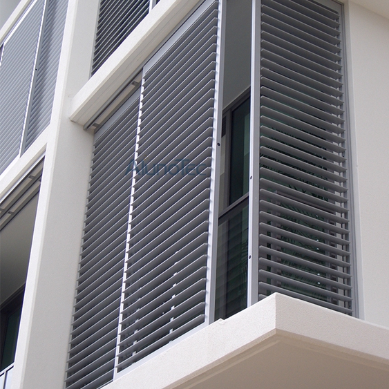 Aluminium-Schiebe-Lamellenfenster