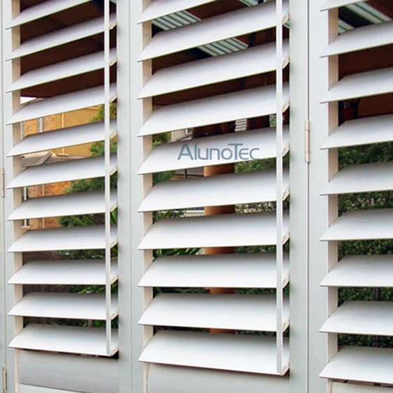 Aluminium-Lamellenfenster
