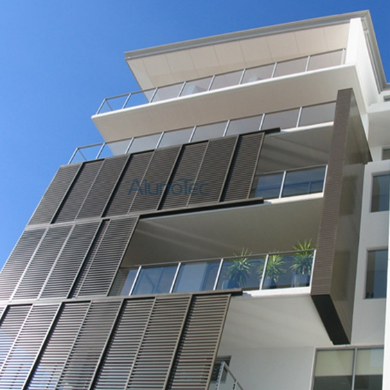 Aluminium-Schiebe-Lamellenfenster