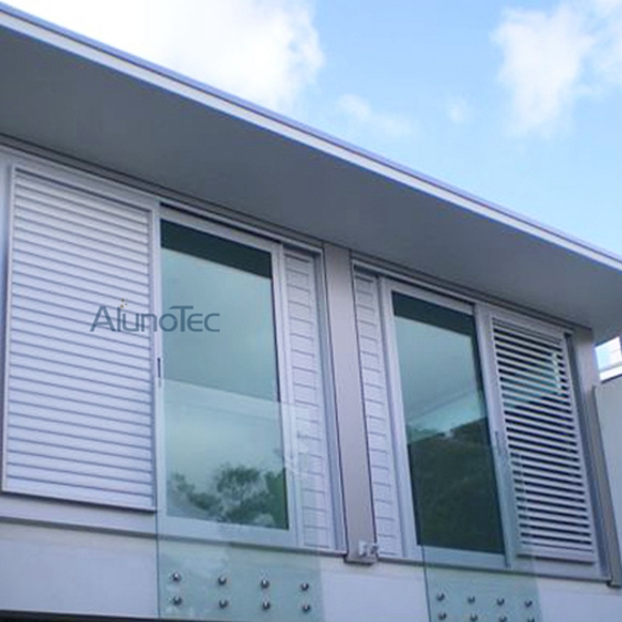 Aluminium-Lamellenfenster