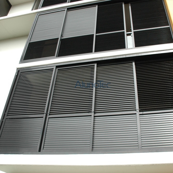 Aluminium-Schiebe-Lamellenfenster