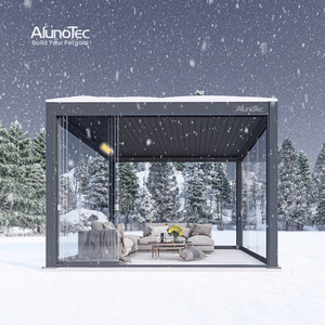  AlunoTec Pergola-Hersteller, die Dächer öffnen, Sonnenlamellen, Aluminium-Markisen, Terrassenabdeckungen
