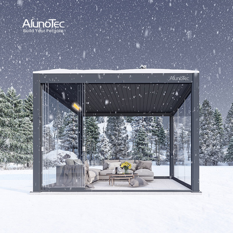 AlunoTec Pergola-Hersteller, die Dächer öffnen, Sonnenlamellen, Aluminium-Markisen, Terrassenabdeckungen