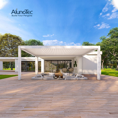  Pergo-M8 Heavy Structure Solar Bioklimatic Purgola Roof Pergola Lieferant zum Verkauf