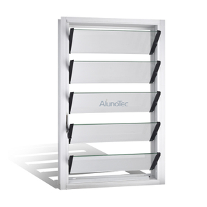 Aluminium-Glas-Lamellenfenster für Häuser