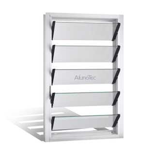 Aluminium-Glas-Lamellenfenster für Häuser