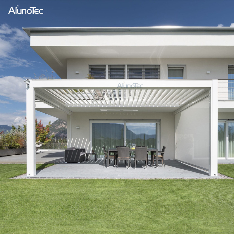 Modernes Pergola-wasserdichtes Markisen-Lamellen-Terrassendachsystem für den Außenbereich