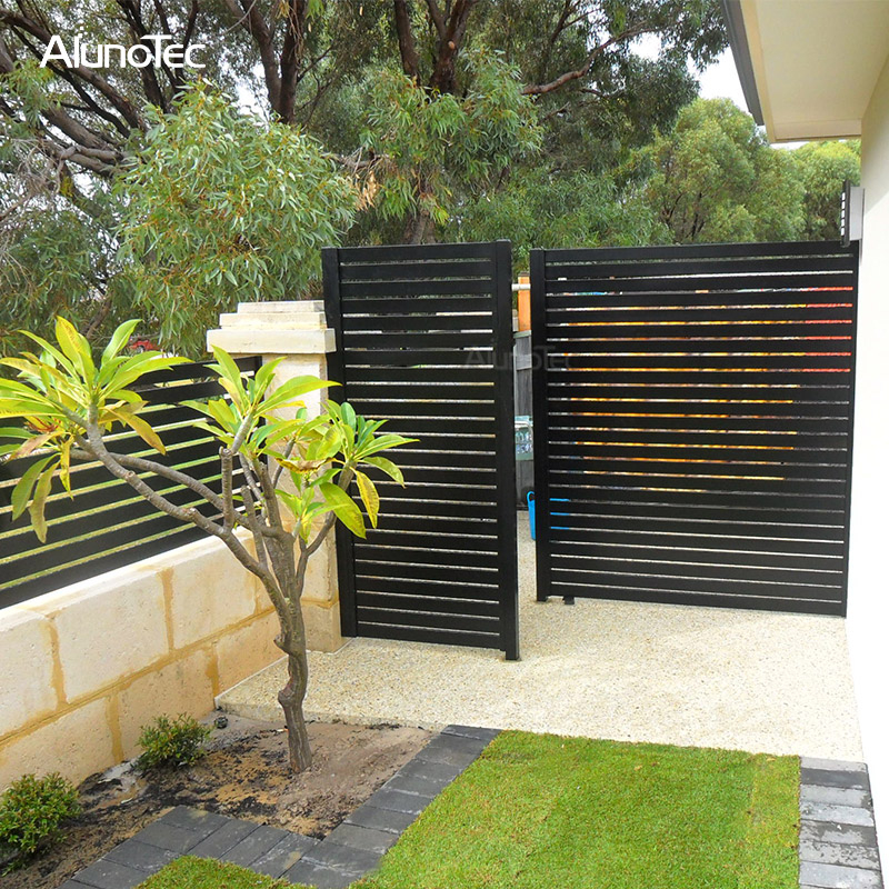 Garten-Horizontalzaunplatten-Profil-Aluminiumlattenzaun