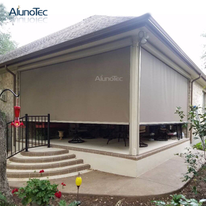 Außendach-Sonnenschutz, Pergola, elektrischer Balkon-Seitenvorhang mit Motor