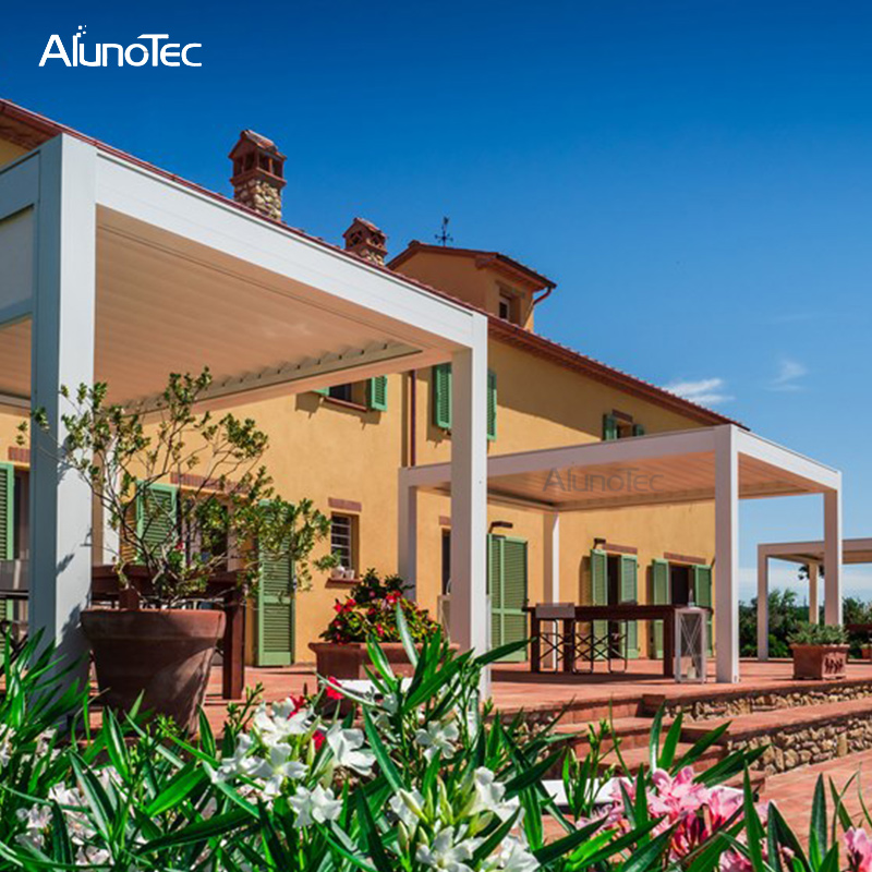 Leicht zu montierende elektrische Pavillon-Aluminium-Pergola-Teile für den Garten