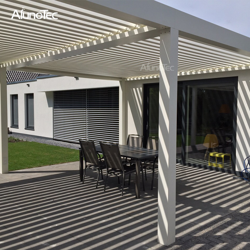 Motorisierte Markise, Aluminium-Schwimmbad-Pergolas-Abdeckungen für den Außenbereich