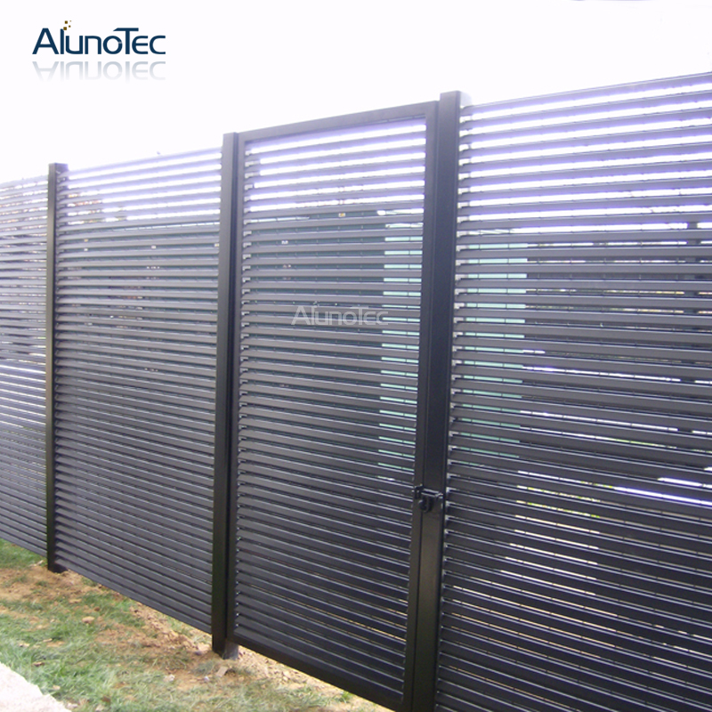 Garten-Horizontalzaunplatten-Profil-Aluminiumlattenzaun