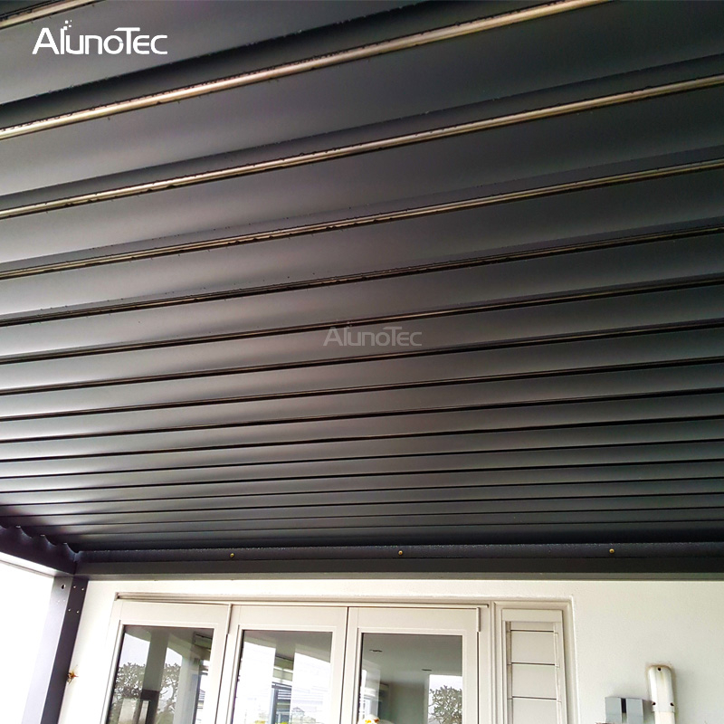 Maßgeschneidertes wasserdichtes Pavillon-Pergola-System mit elektrischem System 