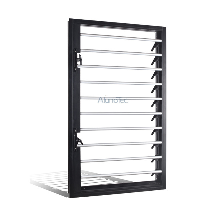 Aluminium-Glas-Lamellenfenster für Häuser