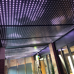 Deckenplatte aus Aluminium