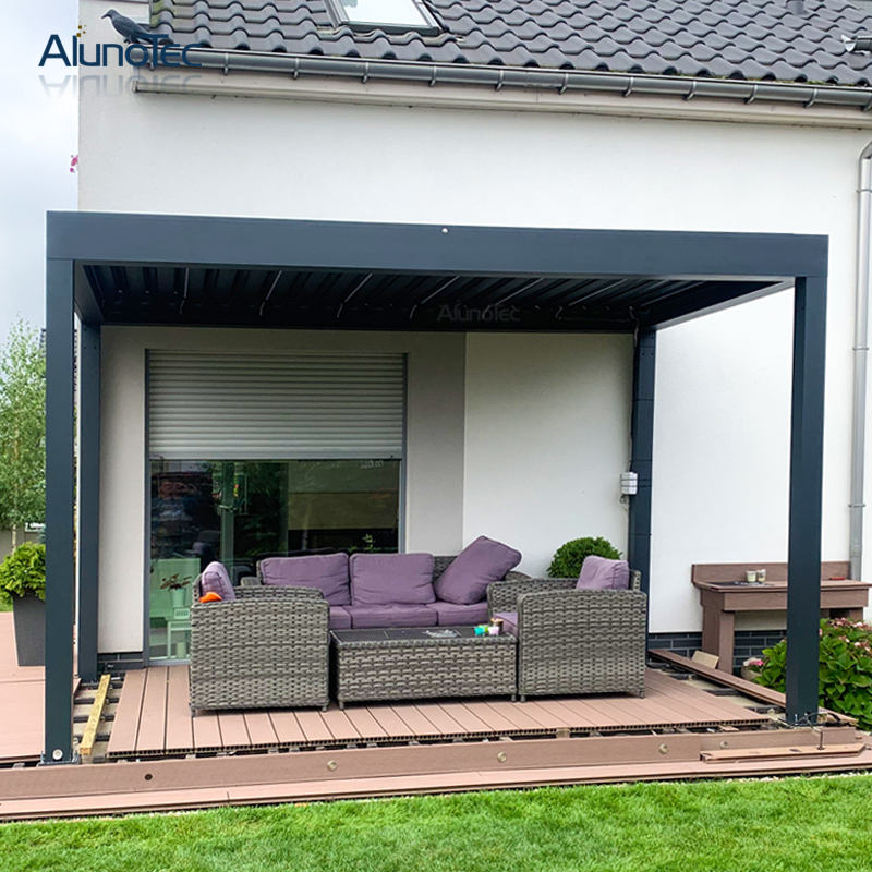 China Lieferant Diy Pergola Bioklimatische Aluminiumpergola