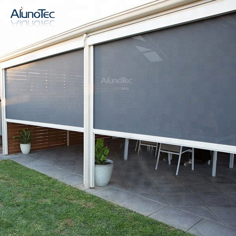 Außenjalousien, Veranda, Zipscreen-Fenster, Rollläden für den Außenbereich, Rollläden, Rollläden, Verkaufskosten, Außenrollos für die Terrasse