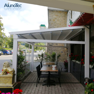Outdoor-Markise, verstellbarer Pavillon, elektrisches Zelt, einziehbares Dach für Terrasse