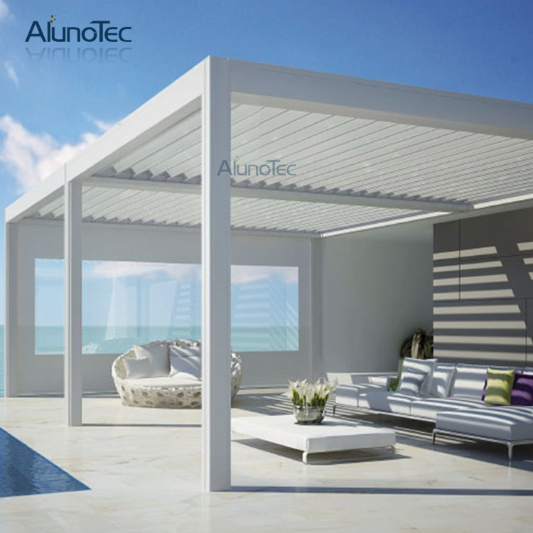 Wasserdichte Sonnenschutz-Markise, Pavillon, Pergola für Schwimmbad