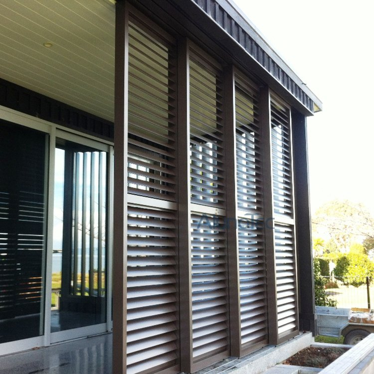 Aluminium-Schiebe-Lamellenfenster für die Gebäudedekoration