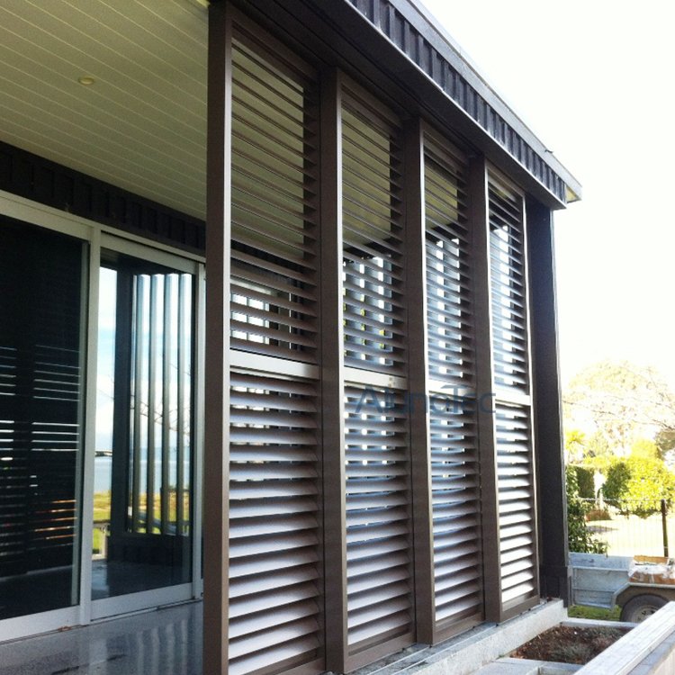 Aluminium-Schiebe-Lamellenfenster für die Gebäudedekoration