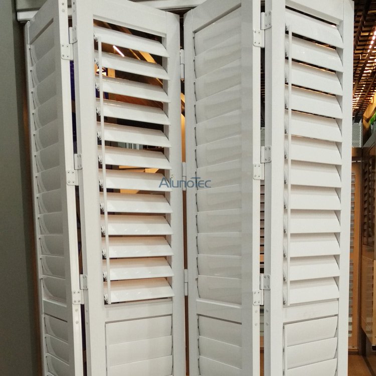 Außenwand-Aluminium-Lamellenverschluss für Fenster und Türen