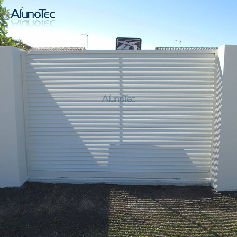 Garten-Horizontalzaunplatten-Profil-Aluminiumlattenzaun