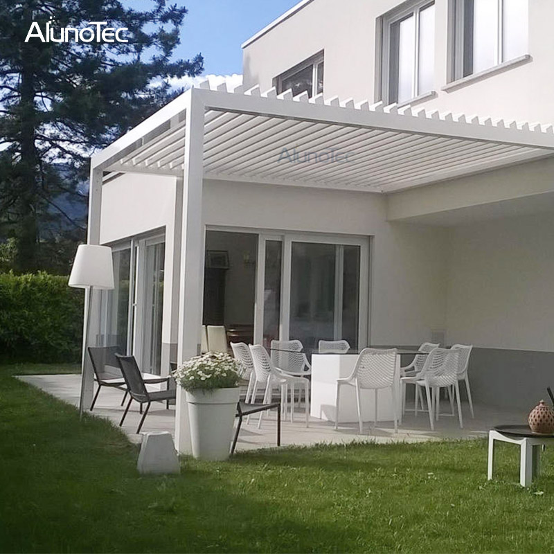 Modernes Pergola-wasserdichtes Markisen-Lamellen-Terrassendachsystem für den Außenbereich