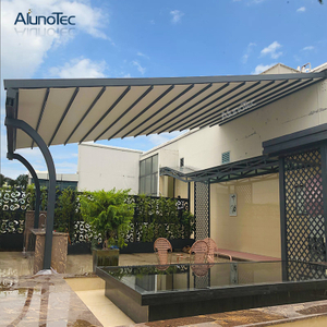 Wasserdichte PVC-Markise, einziehbare Carport-Markise mit Aluminium