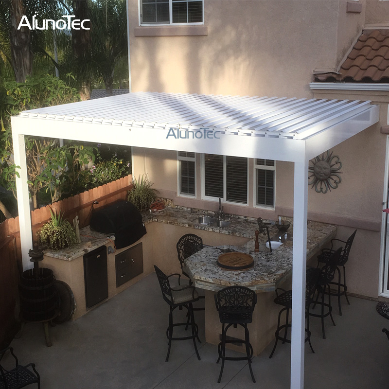 Gartenmarkise für den Außenbereich, Aluminium-Pavillon, Pergola für Café