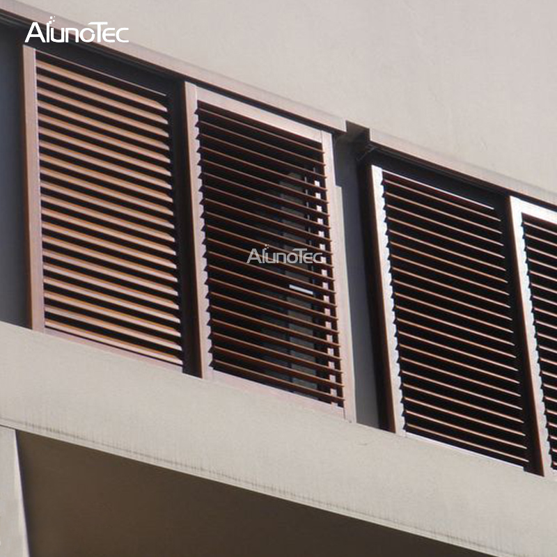 Bi-Faltbare Aluminium-Lamellenläden für den Außenbereich