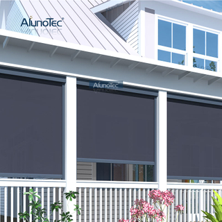 AlunoTec Sicherheits-Insektenschutz, manuelle Fenster, vertikaler Vorhang, Reißverschluss, Rollo, Steuerung, wasserdicht, Sichtschutz, Jalousien