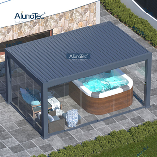 Pergola-Installationspreis, Outdoor-Hinterhof-Pavillon-Schatten, günstige Terrassendeck-Möbelbereichsabdeckung