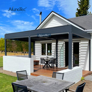AlunoTec 3x3 4x4 Größe Terrasse Außeninstallation Strukturen Pergola Ideen Lamellendach Preis für Angebot