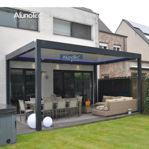 AlunoTec 12x10 Direkt Toronto Freistehende Pergolen Kanada Motorisiertes Dach mit Installationsanleitungen Video