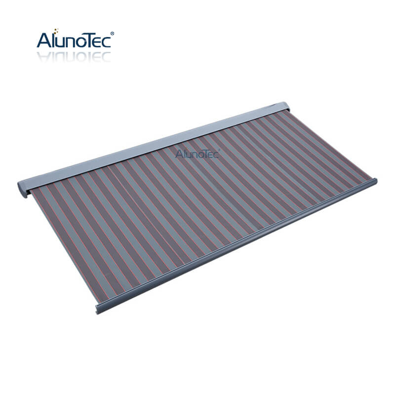 AlunoTec winddichte, motorisierte, einziehbare Pergola-Pavillon-Kassettenmarkise, klappbares Armdach, Vollkassetten-Markise