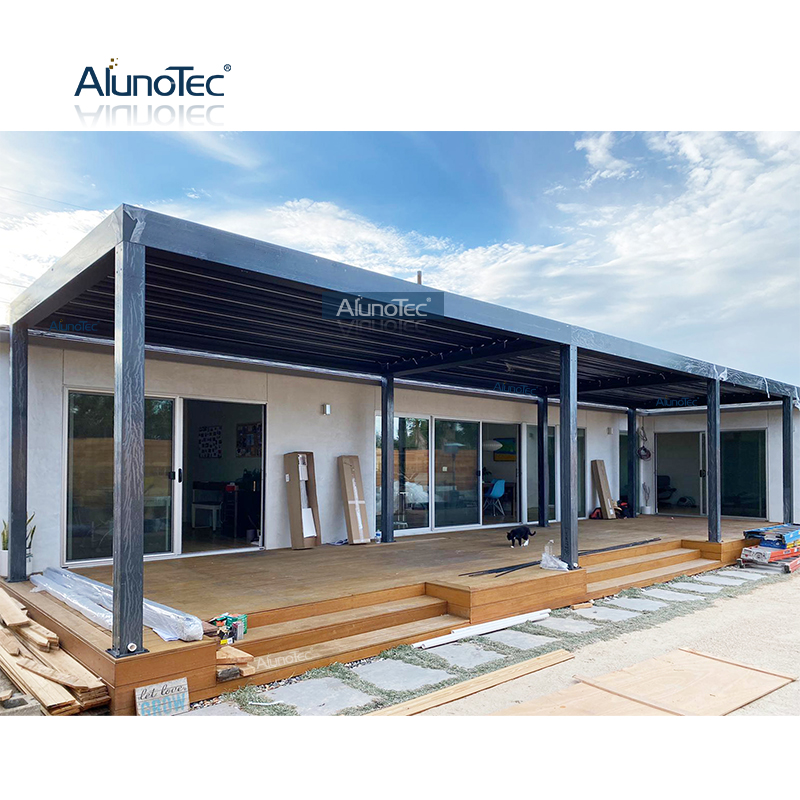 Outdoor-Designs, Öffnungsdachsysteme, Terrassenüberdachungen, Strukturen, Ideen, Hinterhofdeck-Preis, Pergola-Installation