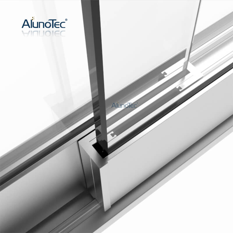  Aluminium Farme Patio Pergola Badewanne Duschtüren Außenrahmenlose Glasschiebetür