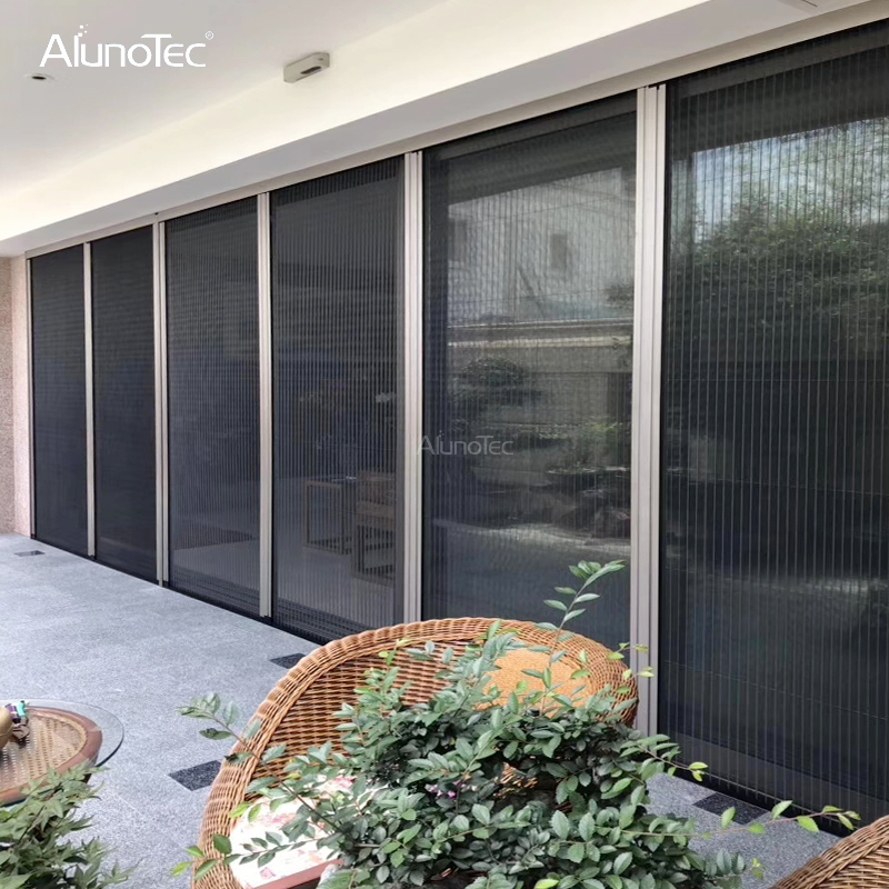 Chain Patio Retractable Sliding Magnetic Insect Fly Net Screen Flyscreen Door
